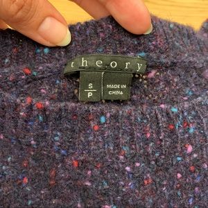 [theory] purple wool sweater